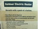 Picture of ENDLESS SUMMER ELECTRIC TABLETOP HEATER EWTR890SP