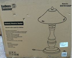 Picture of ENDLESS SUMMER EWTR720SP OUTDOOR TABLETOP ELECTRIC HEATER 