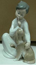 Picture of LLADRO FIGURINE BOY WITH PUPPY