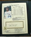 Picture of HALL OF FAME WILLIE MAYS CERTIFIED AUTOGRAPH 