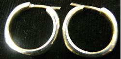 Picture of TIFFANY & CO STERLING SILVER HOOP EARRINGS