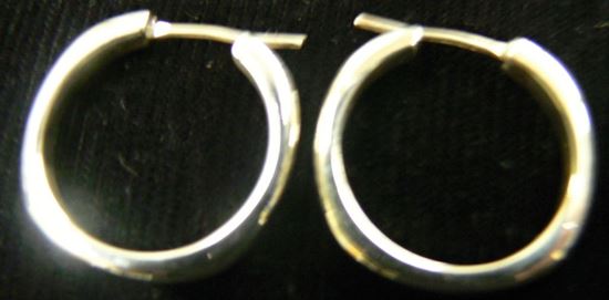 Picture of TIFFANY & CO STERLING SILVER HOOP EARRINGS