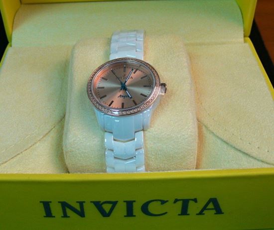 Picture of INVICTA 14908 CERAMICS ROSE GOLD WATCH