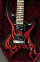 Picture of B.C. RICH WARLOCK KKW GUITAR WITH COFFIN CASE