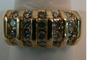 Picture of 14K GOLD MENS BAND SZ-11.5 10.6G WITH DIAMONDS