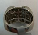 Picture of 14K WHITE GOLD MENS DIAMOND RING SZ-10 10.8G