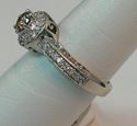 Picture of 10K WHITE GOLD WOMENS DIAMOND RING SZ-7 4.1G