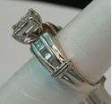 Picture of 14K WHITE GOLD WOMENS DIAMOND RING SZ-6.5 6.1G