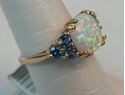 Picture of 10K YELLOW GOLD OPAL RING SZ-7 3.2G