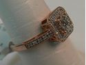 Picture of 10K ROSE GOLD DIAMOND RING SZ-7.25 2.5G