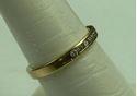 Picture of 14K YELLOW GOLD DIAMOND BAND RING SZ-7 2.5G