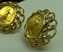 Picture of 14K GOLD COIN EARRINGS 15.2G