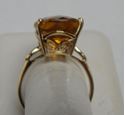 Picture of 10K YELLOW GOLD LIGHT BROWN STONE RING SZ-12.25 7.5G