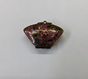 Picture of VINTAGE PURPLE FLORAL ENAMELED CLOISONNE MINI PILL BOX BRASS 1.5" 18.6G