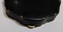 Picture of VINTAGE ENAMELED BLACK FLORAL MAKEUP COMPACT CASE