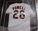 Picture of BOOG POWELL SIGNED FRAMED JERSEY WITH C.O.A.