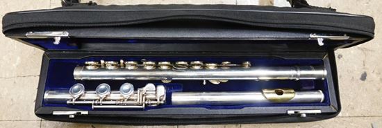 Picture of Selmer USA Sterling Silver Flute Gold Mouthpiece with Case