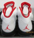 Picture of AIR JORDAN 5 RETRO WHITE/FIRE RED-BLACK SIZE 9