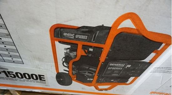 Picture of Generac Portable Generator model # GP15000E