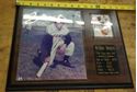 Picture of Willie Mays Plaque signed pic & card Hall of Fame 1979 w C.O.A LIMITED EDITION