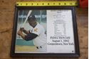 Picture of Henry Louis Aaron "Hank" framed picture INDUCTION DAY AUGUST 1ST 1982