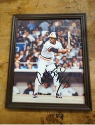 Picture of Al Bumbry Signed Autographed framed picture FREE SHIPPING BEST OFFER