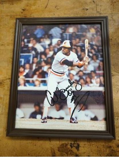 Picture of Al Bumbry Signed Autographed framed picture FREE SHIPPING BEST OFFER