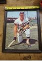 Picture of Boog Powell autographed picture framed. Orioles. Rare