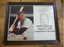 Picture of Mickey Charles Mantle Induction Day August 12, 1974 8"x10" Photo Baseball