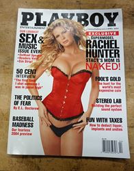 Picture of April 2004 Vintage Playboy Magazine RACHEL HUNTER 50 CENT VERY GOOD CONDITION