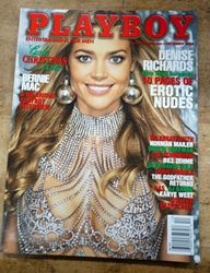 Picture of Playboy Magazine back December 2004, Christmas issue, Denise Richards VERY GOOD