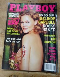 Picture of Playboy Magazine August 2001 Belinda Carlisle 