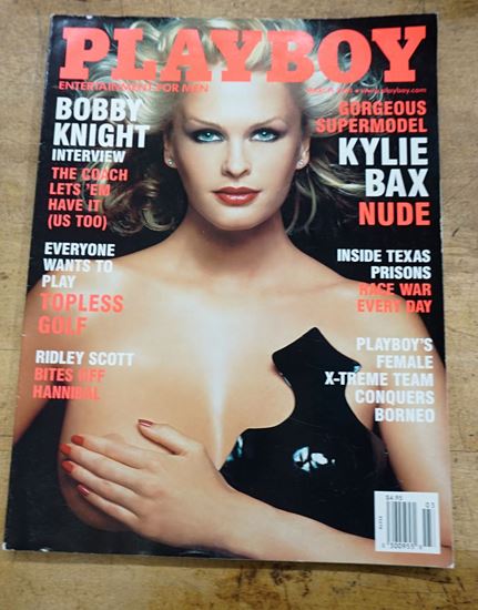 Picture of PLAYBOY MARCH 2001 - KYLIE BAX/BOBBY KNIGHT 