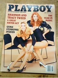 Picture of PLayboy VINTAGE May 1991 Shannon & Tracy Tweed 