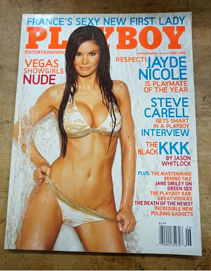 Picture of PLAYBOY JUNE 2008 CANADIAN JAYDE NICOLE CARLA BRUNI