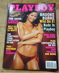 Picture of Playboy Magazine May 2001 Brooke Burke Nude / Tom Green Interview