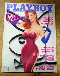 Picture of Playboy Magazine Laura Richmond Jessica Rabbit November 1988 Bruce Willis Cleese.