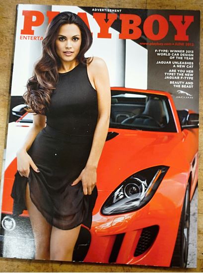 Picture of PLAYBOY JUNE 2013 WITH ADVERTISEMENT JAGUAR COVER 