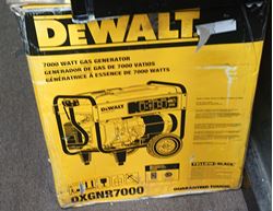 Picture of NEW Dewalt 7,000-Watt Gasoline Powered Elec Start Portable Generator. DXGNR7000