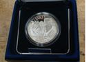Picture of Jamestown 400th Anniversary Commemorative Proof 90% Silver Dollar Coin Mint COA