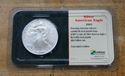 Picture of 2001 %99.93 SILVER %0.07 COPPER AMERICAN EAGLE UNCIRCULATED COIN