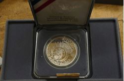 Picture of 1991 Dollar - Mount Rushmore Anniversary Proof Coins With Box and COA 