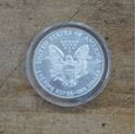Picture of 1999 1 oz. fine silver...one dollar painted silver eagle  mint 