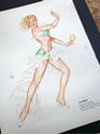 Picture of September October 1945 Pin Up Girl Calendar Page by Varga Double Sided