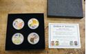 Picture of 2000 US SILVER DOLLAR "FOUR SEASONS" COLORED EAGLE SET WITH COA . MINT CONDITION.