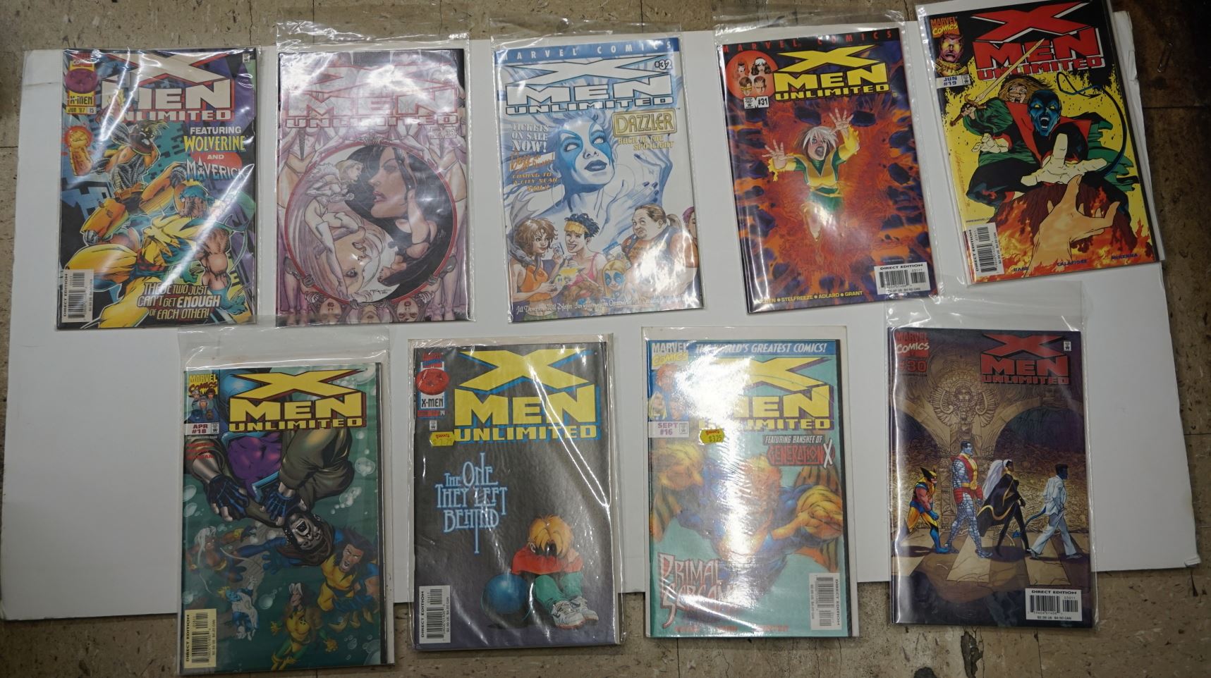 Cash Usa Pawnshop Lot 9 Marvel Comics X Men 33 32 31 30 16 15 14 18 19 Collectible Very Good Condition