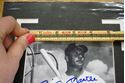 Picture of MICKEY MANTLE "THE COMMERCE COMET" HALL OF FAME 1974 5X7 SIGHED PHOTO B&W MINT CONDITION. 