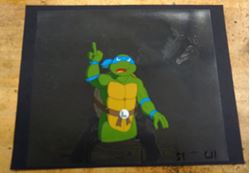 Picture of TEENAGE MUTANT NINJA TURTLES ANIMATION CEL LEONARDO GOOD CONDITION. COLLECTIBLE