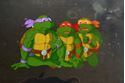 Picture of TEENAGE MUTANT NINJA DONATELLO; RAPHAEL; MICHELANGELO  CELS GOOD CONDITION. NOTE. 3 CELS STICK TOGETHER.