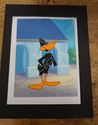 Picture of DAFFY DUCK ANIMATION CEL AND BACKGROUND 8.5X11 MINT CONDITION.